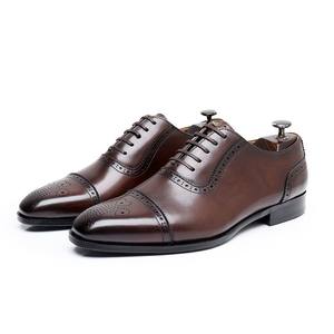Zapatos de Trabajo Duraderos de Cuero Vacuno con Forro Antiolor y Tacón Antideslizante, Zapatos Casuales para Hombre, Zapatos para Uso Diario - Product Image 3