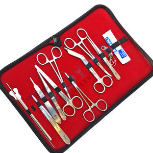 Kit de chirurgie mineure de haute qualité de 18 pièces avec étui de transport, instruments de chirurgie mineure certifiés CE - Product Image 5