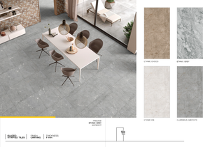 Vente en gros de carreaux de céramique de conception moderne de 600x1200mm pour un usage commercial intérieur et extérieur Meilleures entreprises en Inde - Product Image 6