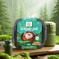 Repas prêt à manger végétarien épicé végétalien à base de plantes HALAL instantané sous vide prêt à consommer Riz prêt à manger