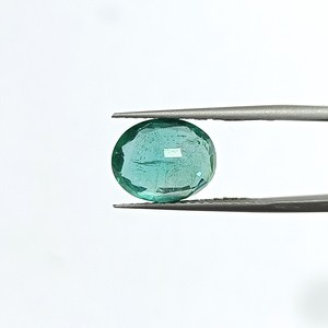 100% gemas de Esmeralda zambiana genuinas, piedras preciosas facetadas de corte ovalado de Esmeralda verde Natural de gran calidad para la fabricación de joyas en el EOWH-209 - Product Image 3