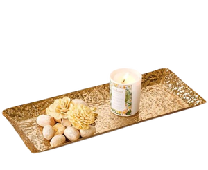 Handmade Beautiful Aluminum Metal Serving Trays & <b>Bowls</b> Platters Polished Hammered Finish for <b>Dessert</b> Chocolates for Parties - Product Image 1