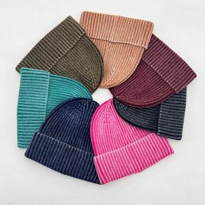 2025 nuevo gorro de punto de invierno Unisex mezcla de lana sólida Hip Hop Sullies & Beanies con impresión Digital - Product Image 6