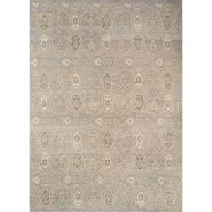 Erbe Hand Knotted Wool <b>Rugs</b> Grey Black <b>Boho</b> Style Medallion Abstract Rectangle for Home for Living Room Hallway-Model Skwl-589 - Product Image 1