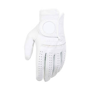 Fabricant personnalisé, main gauche droite, gants de golf en cuir avec écusson en caoutchouc et logo - Product Image 1