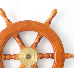 Vintage Brass <b>Ship</b> <b>Wheels</b> High Quality Best Nautical <b>Ship</b> <b>Wheel</b> Handmade Decor - Product Image 2