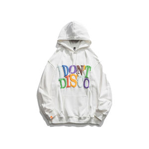Último diseño Puff Print Hoodie mujeres Zip Up manga larga suelta con capucha abrigo Unisex Casual Hoodies sudadera Puff impresión cremallera - Product Image 4