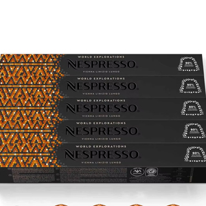 Cápsulas Nespresso Línea Original, Vienna Lungo, Café de Tueste Medio, 50 Cápsulas de Café Espresso - Product Image 1