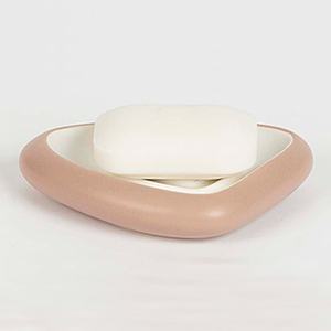 Collezione Spirella Etna, Portasapone 11,0 x 15,0 x 2,5 cm, Gres, Marrone - Product Image 2