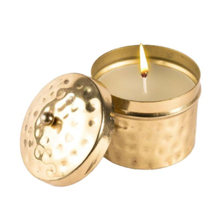 Portavelas de tarro de Material de cobre y Metal de alta calidad con tapa, diseño elegante, decoración del hogar, tarro de vela, portavelas a la venta - Product Image 6