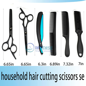 Kit de ciseaux de coiffure avec accessoires de coupe de cheveux pour salon de coiffure professionnel - Product Image 5