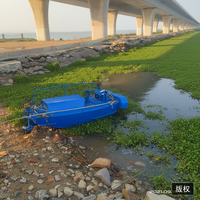 Bateau broyeur de jacinthe d'eau/tondeuse à herbe disponible dès maintenant en stock, expédition directe d'usine.