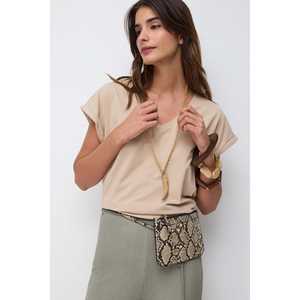 Camiseta Casual de Cuello Redondo y Manga Corta 100% Algodón - Product Image 3