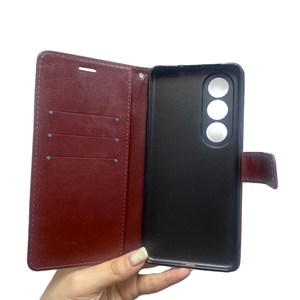 เคสโทรศัพท์หนัง PU แม่เหล็กสุดหรู Godgift สำหรับ <span class=keywords><strong>iPhone</strong></span> 16e แบบพับได้ พร้อมช่องใส่บัตร ป้องกันการกระแทก รุ่น 2025022 - Product Image 5