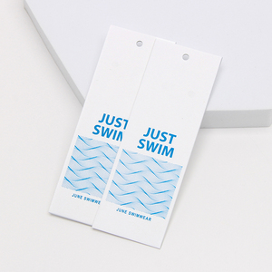 ป้ายแขวนกระดาษรีไซเคิลเป็นมิตรกับสิ่งแวดล้อมสำหรับเสื้อผ้าและรองเท้าพร้อมโลโก้กำหนดรูปร่างและขนาดได้เอง - Product Image 1