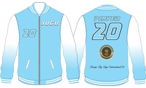 Chaqueta Deportiva Personalizada con Patrón Frontal en Tela de Felpa, Transpirable, de Secado Rápido, Estilo Urbano de Alta Calidad, Unisex, para Invierno - Product Image 2