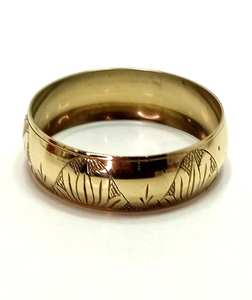 Brazalete de latón crudo de 69mm, brazalete de incrustaciones, brazalete de canal en blanco, pulsera ancha hecha a mano, latón crudo - Product Image 4