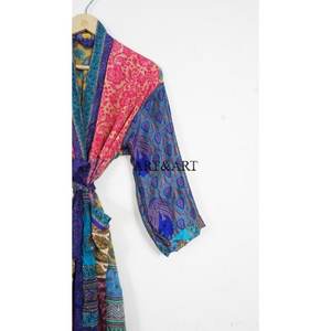 Women's Elegant Silk Kimono <b>Bridesmaid</b> <b>Robes</b> Bridal Sleepwear Soft Summer Winter Vacation Wear - Product Image 3