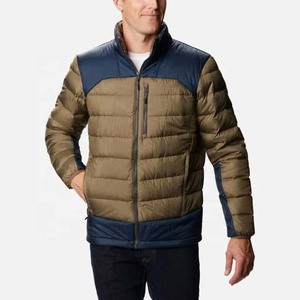 Veste matelassée en toile pour homme, logo personnalisé OEM, haute qualité, collection hiver, nouvelle arrivée, style streetwear, imperméable, à capuche - Product Image 1
