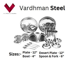 Juego de Vajilla de Acero Inoxidable de 20 Piezas con Diseño de Plantas, Cubiertos, Platos, Vajilla, Juego de 20 Piezas, Suministro Directo de Fábrica - Product Image 5