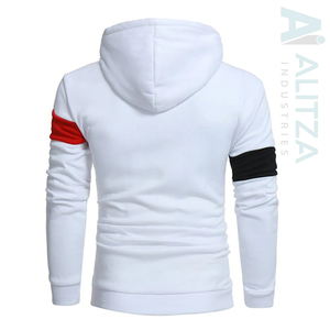 2024 unisexe pull à capuche grande taille Boxy Fit hiver éponge sweat 100% coton noir blanc gris brodé patchs chaud - Product Image 4