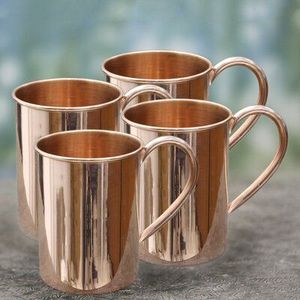 Mug en cuivre classique de haute qualité, écologique, avec poignée - Product Image 6
