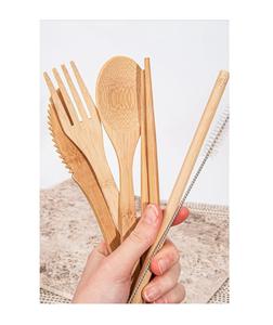 Ensemble de couverts en bois cuillère fourchette couteau de qualité supérieure ensemble de couverts design fantastique pour ensemble de couverts de cuisine - Product Image 4