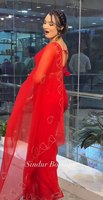 Saree Blouse Katun Mulmul Tradisional India dengan Cetakan Batik Hand Block, Desainer Bollywood Baru untuk Pesta Pernikahan, Pakaian Tradisional India dengan Lilin Tangan
