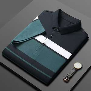 Polo de Punto Transpirable de Lujo para Hombre, Nuevo Estilo de Moda, Camisa de Oficina para Hombre, Talla XXXXL, Transpirable - Product Image 5