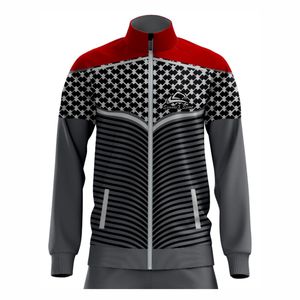 Chándal Atlético unisex con chaqueta y pantalones con cremallera Chándal informal para gimnasio Viajes y ropa de calle - Product Image 3