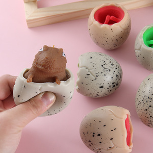 ของเล่นลูกบอลฝึกคลายเครียดรูปทรงไข่ไดโนเสาร์ TPR เหมือนจริง - Product Image 1