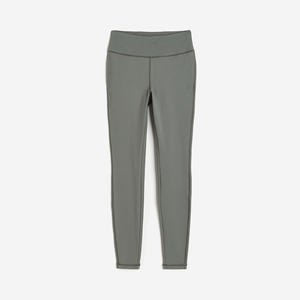 Conjunto de 2 piezas de tejido de punto transpirable, mallas de gimnasio para mujer de alta calidad hechas a medida ODM/OEM, pantalones de Yoga de cintura alta informales - Product Image 3