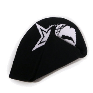 หมวกบีนนี่ถักลายหัวกะโหลกสำหรับหน้าหนาว Y2k หมวกบีนนี่ถักโลโก้ได้ตามต้องการสำหรับทุกเพศ - Product Image 6