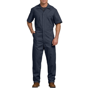 Vêtements de travail industriels à manches courtes de haute qualité, nouveaux, pour hommes, vêtements de travail pour nettoyeurs, salopettes et combinaisons - Product Image 2