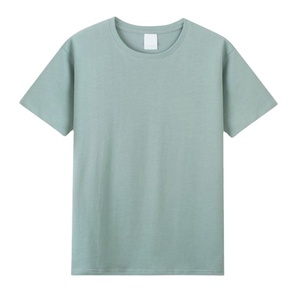 เสื้อยืดออกแบบได้ตามต้องการสำหรับทุกเพศเสื้อยืดผ้าฝ้าย/ไม้ไผ่ไฟเบอร์ลายปกติใส่ได้ทุกแบบพอดีตัว - Product Image 4