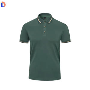 เสื้อโปโลผู้ชาย OEM ผ้าโพลีเอสเตอร์ผสมสแปนเด็กซ์ เสื้อยืดโปโลผู้ชาย เสื้อโปโลสำหรับตีกอล์ฟ รับสกรีนโลโก้ - Product Image 6