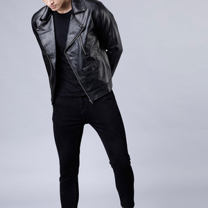 Fashionable Style Outdoor Wear Unique Design <b>Men</b> Leather <b>Jacket</b> Heavyweight top quality Regular Size <b>Men</b> Leather <b>Jacket</b> - Product Image 4