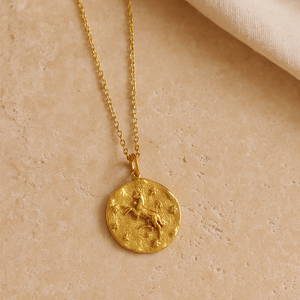 Aries Zodiac Diamond <b>Necklace</b> - Product Image 6