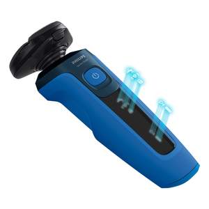 Afeitadora Inalámbrica Impermeable IPX7, Cuchillas 360° para Uso en Seco y Húmedo, Cabezales de Contorno, Recortadora de Precisión, Afeitadora Eléctrica 3 en 1 para Rostro - Product Image 1