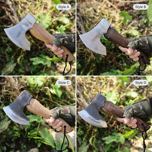 Hache à dos plat en acier forgé - Outil de qualité supérieure de qualité industrielle pour l'utilisation en atelier de menuiserie - Product Image 2