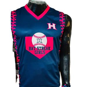 Conjunto completo personalizable de ropa deportiva de béisbol y softbol, venta al por mayor de fábrica, último diseño, bandas de Jersey, logotipo, superventas, todos los tamaños - Product Image 1