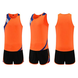 เครื่องแบบวิ่งมืออาชีพชุดกีฬาลู่และสนามพิมพ์ลายดีไซน์ใหม่ - Product Image 1