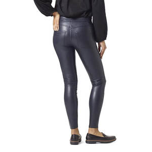 Pantalon avant plat en cuir de peau de mouton véritable d'hiver pour femmes de haute qualité pantalon de Style personnalisable - Product Image 2