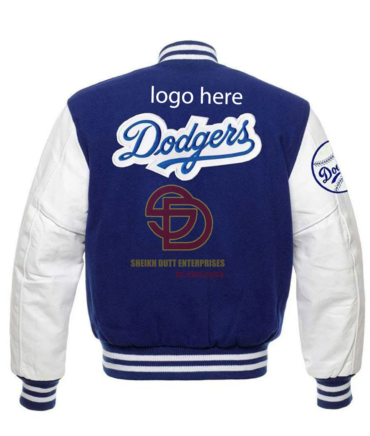 OEM Chenille Embroidery Streetwear Letterman Varsity Jacket For Men