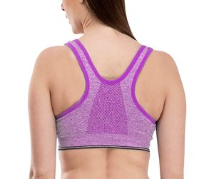 Sujetador Deportivo Ligero transpirable sin costuras para mujer y conjunto de Fitness Boyshorts para sublimación en blanco ropa de gimnasio para mujer - Product Image 3