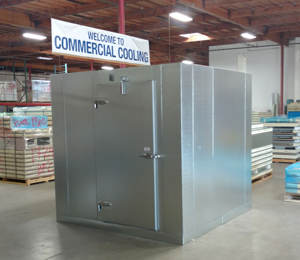 Walk-In <b>Cooler</b> with High Pressure Pumps for Storing Food and Beverages Electric Stainless Steel Wastewater Compatible - Product Image 4