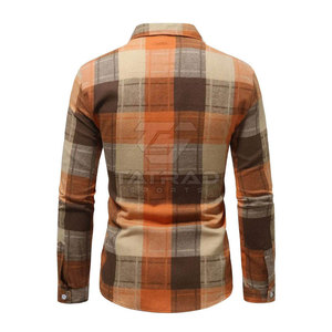 Chemise en flanelle pour homme à imprimé numérique, automne, haute qualité, 100% coton, respirante, séchage rapide, écologique, chemise décontractée, vente chaude - Product Image 2
