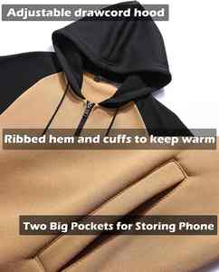 Sweat à capuche décontracté pour homme de qualité supérieure, en tissu 100 % coton pour l'hiver, respectueux de l'environnement, coupe ajustée et caractéristiques personnalisées pour un style au quotidien - Product Image 5