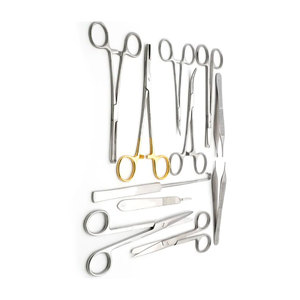 Kit de stérilisation chirurgicale réutilisable, porte-aiguille Olsen Hegar, acier inoxydable allemand, instrument chirurgical vétérinaire pour bétail - Product Image 2