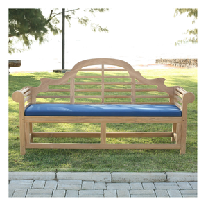 ม้านั่งไม้สักสำหรับบ้านสวนเฟอร์นิเจอร์โรงแรมม้านั่งสำหรับลานบ้านและสวนขนาด180ซม. - Product Image 4